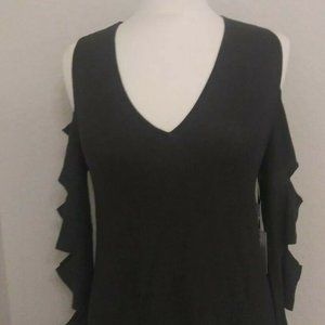 1 slate cutout sweater Medium
